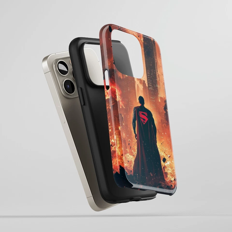 Capa resistente Superman Super Hero iPhone MagSafe para Apple iPhone série 14-16 - Imagem 2 de 4