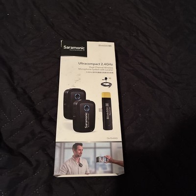 New! Saramonic BLINK500B4 2-Person Wireless Mic System for iPhone and iPad,