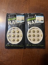 Deco Room Decorative Nails Upholstery Tacks Antique 60 Pieces USA 2 Packs Of 30