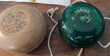 2 Vintage 1950s  60s Duncan Yoyo Yo-Yo Early Imperial  natural Jeweled