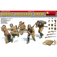 Soviet Artillery Crew Special Edition Kit 1:35 Miniart Kit Figure Militari -D- N
