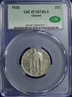 1928 STANDING LIBERTY QUARTER CAC XF DETAILS (2532308)