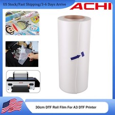 ACHI 11.8  30 100m Roll Film DTF Transfer Film For Direct Transfer A3 DTF Printer