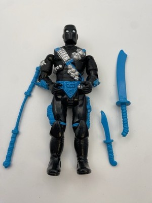 HASBRO GI JOE NINJA FORCE COMMANDO SNAKE EYES V5 ACTION w WEAPONS INCOMPLETE