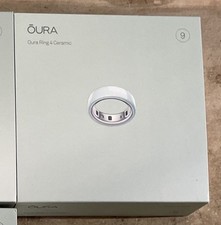 Oura Ring 4 Ceramic - Tide - Size 9 - Size Before You Buy JZ90-57461-09