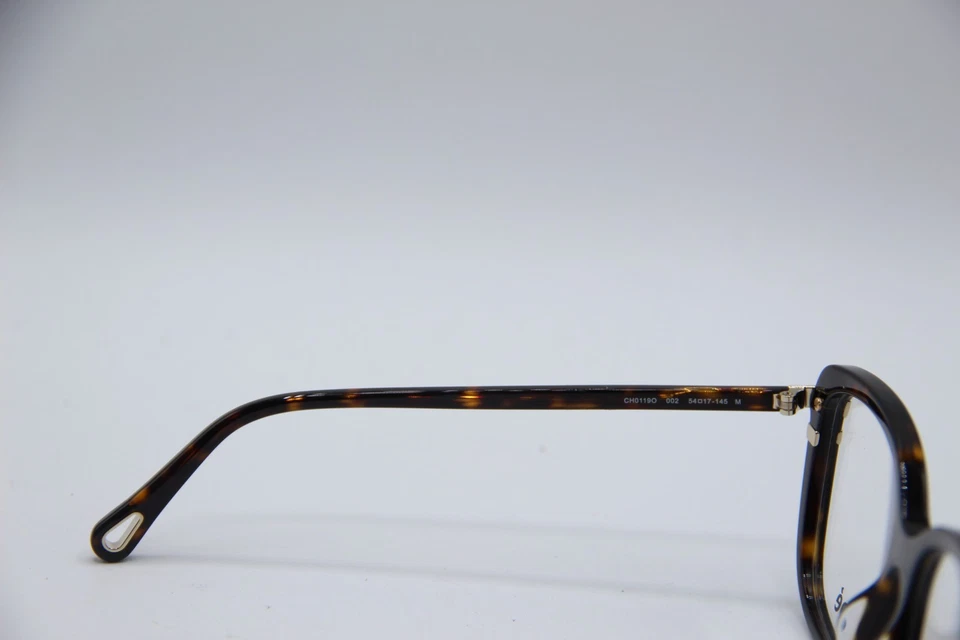 NUEVOS ANTEOJOS CHLOE CH0119O 002 HAVANA MONTURAS AUTÉNTICAS PLATEADAS 54-17 Foto 3 de 4