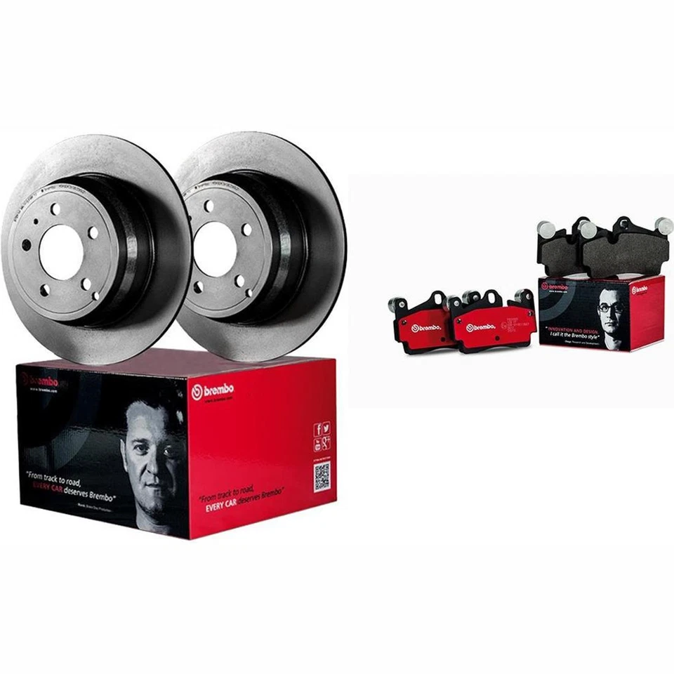 Ротор и колодка переднего тормоза Brembo 6 подходят для Volvo S60 2007-2015 Volvo S80 2011-2018 годов выпуска - Изображение 2 из 4