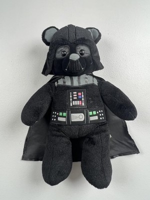 2016 Build-A-Bear Workshop Star Wars Darth Vader Black Plush Teddy Bear Medium