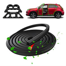 5M Car Door 3-Layer Rubber Seal Strip Sound Insulation Weatherstrip Accessories