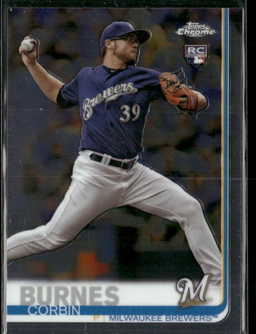 Corbin Burnes 2019 Topps Chrome #84 Rookie Milwaukee Brewers
