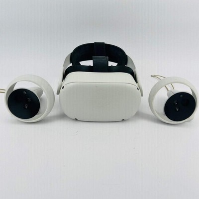 Broken Meta Quest 2 128GB VR System KW49CM Controller Has Stick Drift