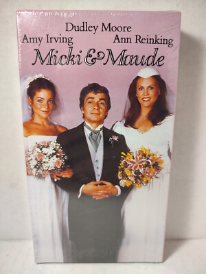Micki and Maude (VHS) SEALED New! Dudley Moore Amy Irving Ann Reinking