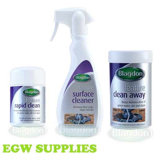 BLAGDON WATER FEATURE CLEANER ALGAE CLEAR GREEN WATER DIRTY CLEAN WATER