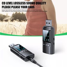 2in1 Wireless Bluetooth 5.4 Transmitter Receiver Adapter Audio 3.5mm Jack Aux Pd