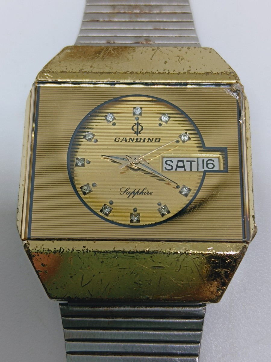 Vintage Candino Automatic ETA 2878 Sapphire Gents Watch | eBay