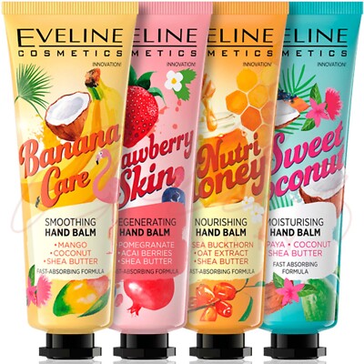 EVELINE Handbalsam 50ml *Banane/Süß/Kokos/Nutri Honig/Erdbeere* *WÄHLEN*