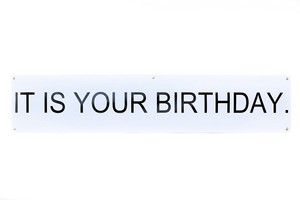 It Is Your Birthday Banner As Seen On Tv Show The Office Ebay