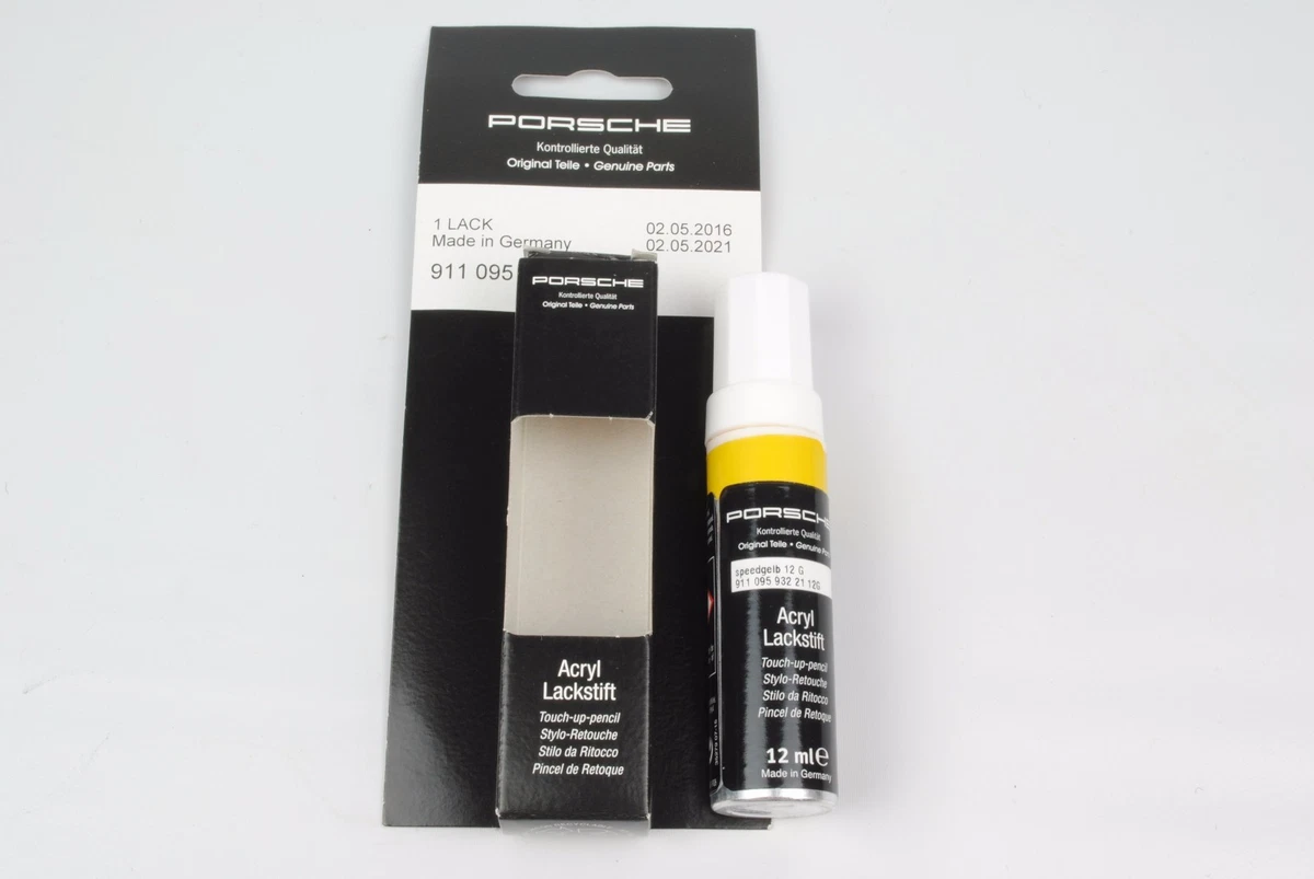 New Genuine Porsche Touch Up Paint Speed Yellow Paint Code 12G | EBay