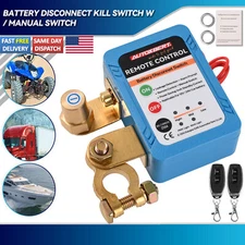Kill Switch For Car Remote Battery Disconnect Switch 12V/250A Automatic Shut Off