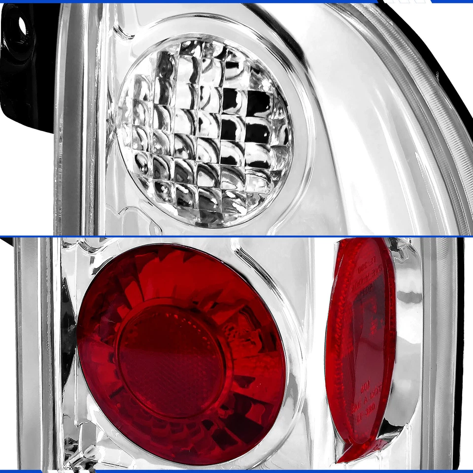 Par de luces traseras cromadas para Suzuki Grand Vitara JS JLS JLX EX LX XL7 XL-7 1999-2004 Foto 3 de 4