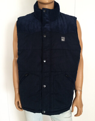 Navy Puffer Vest Size 3XL | eBay