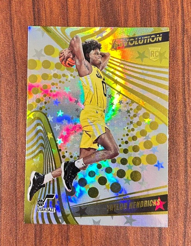 2023-24 Panini Revolution Taylor Hendricks Rookie Astro Parallel #108 RC Jazz
