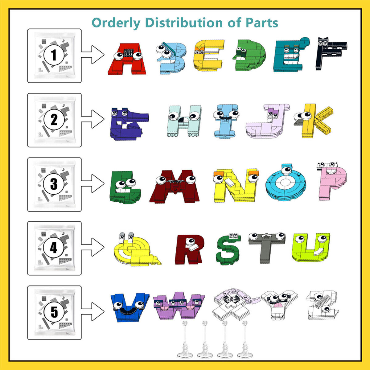 Number Lore Building Blocks, Letters Alphabet Lore