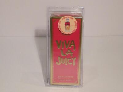 Viva La Juicy Fuchsia Gold Eau De Parfum Spray NEW Sealed 1 fl. oz