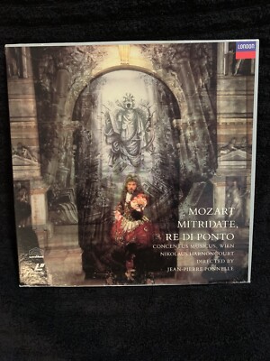 MITRIDATE, RE DI PONTO 2-Laserdisc LD BOXED SET MOZART OPERA VERY GOOD VERY RARE