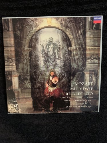 MITRIDATE, RE DI PONTO 2-Laserdisc LD BOXED SET MOZART OPERA VERY GOOD VERY RARE
