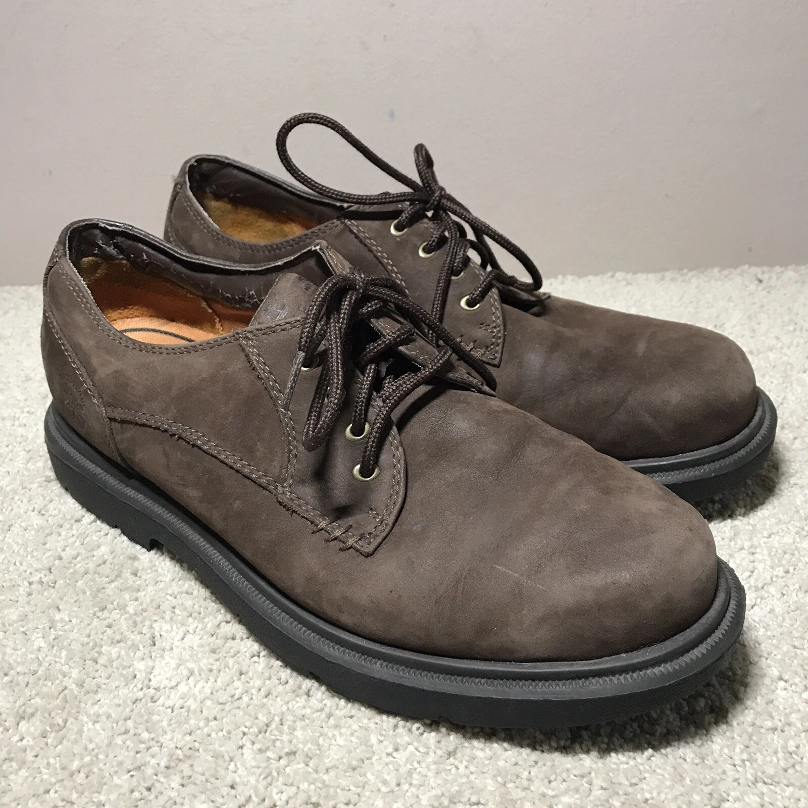 Scarpe Oxford Timberland da uomo 8 M marroni Montgomery Bay impermeabili in pelle 61024