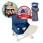 Silla Alta Para Niños Pequeños Asiento Elevador Portátil Compacto Plegable Silla