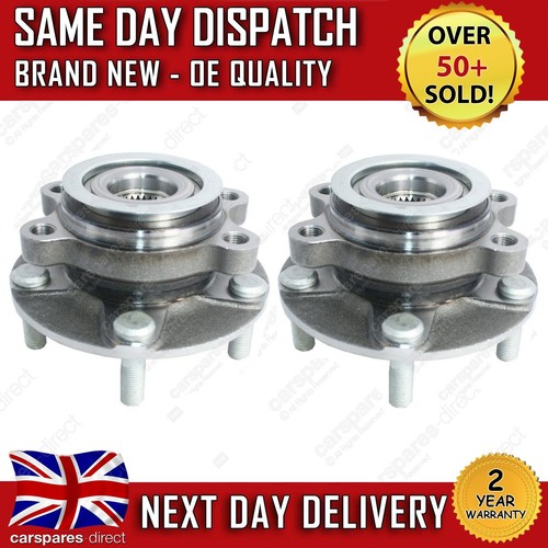 FOR NISSAN QASHQAI 20072013 FRONT HUB WHEEL BEARING KIT PAIR X2 eBay