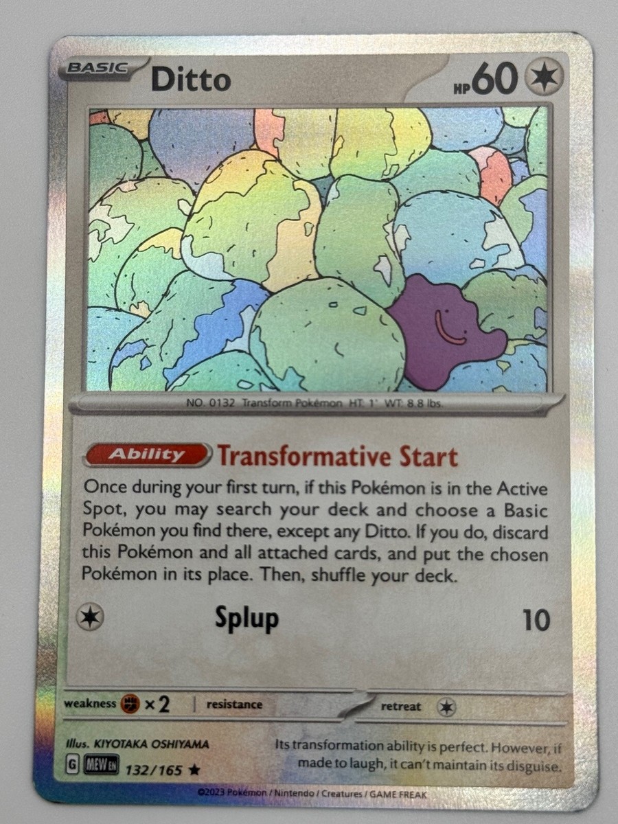 ポケモンカード Ditto ホロ 70 Pokémon TCG Ditto GG22/GG70 Crown Zenith Galarian Gallery Ultra