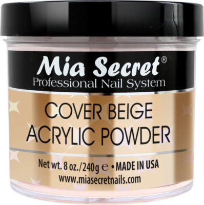 Mia Secret Cover Beige Acrylic Powder 0.5 , 1 , 2 , 4 , 8 oz - CHOOSE YOUR SIZE