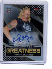 DIAMOND DALLAS PAGE 2021 WWE TOPPS FINEST UNCROWNED GREATNESS REFRACTOR AUTP