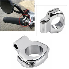 Universal Mirror Mount Holders Bracket Clamp For 1” bar Handlebar ATV Motorcycle