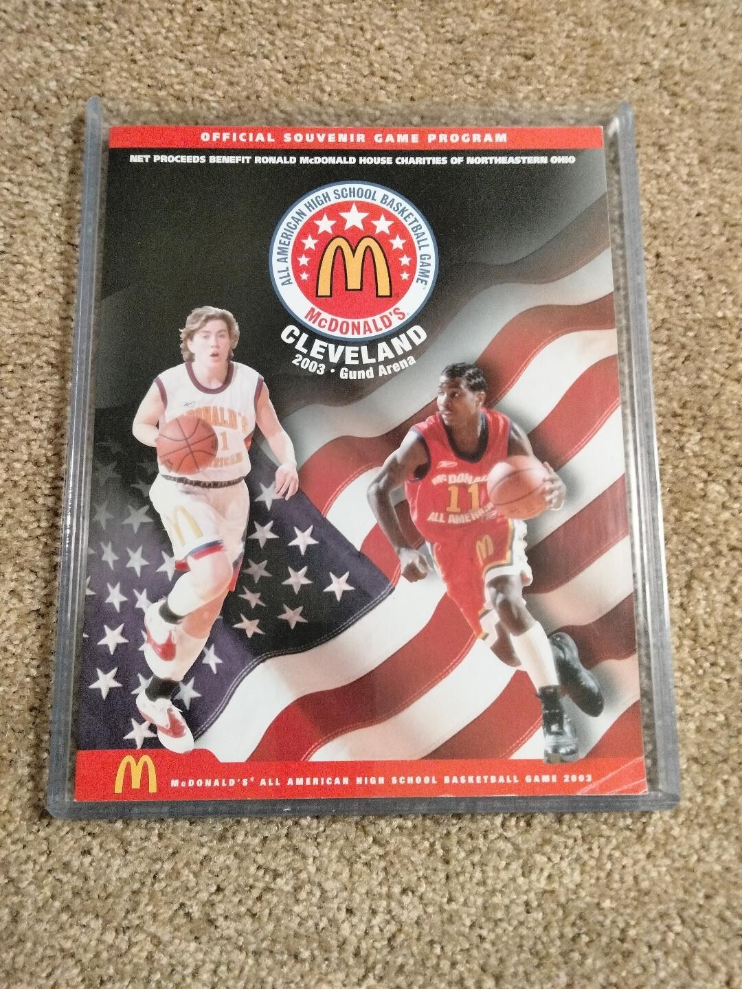 LeBron James 2003 McDonald's All American High School Program - Gund Arena