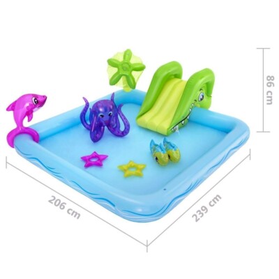 NEW Bestway Fantastic Aquarium Play Centre Paddling Pool 239x206x86 cm  UK