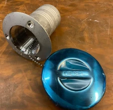 Diesel S/S Deck Fill fits 2" hose overall diameter 3 3/4". New / Old Stock