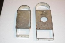 Lot 2 Vintage Metal Tin German Shortbread COOKIE CUTTER Christmas Recantangle
