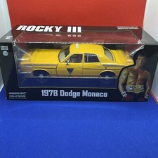 Greenlight Hollywood Die Cast Rocky III 1:24 1978 Dodge Monaco Taxi