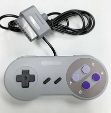 NEW Wired Gamepad Controller for Super Nintendo VIdeo Game Systems SNES gaming