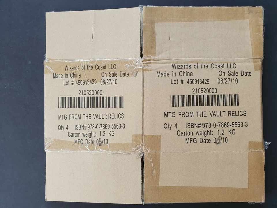 RARE MTG FROM THE VAULT RELICS  "OUTER CARTON " (for 4 pieces ) 06/2010 - Image 3 of 4