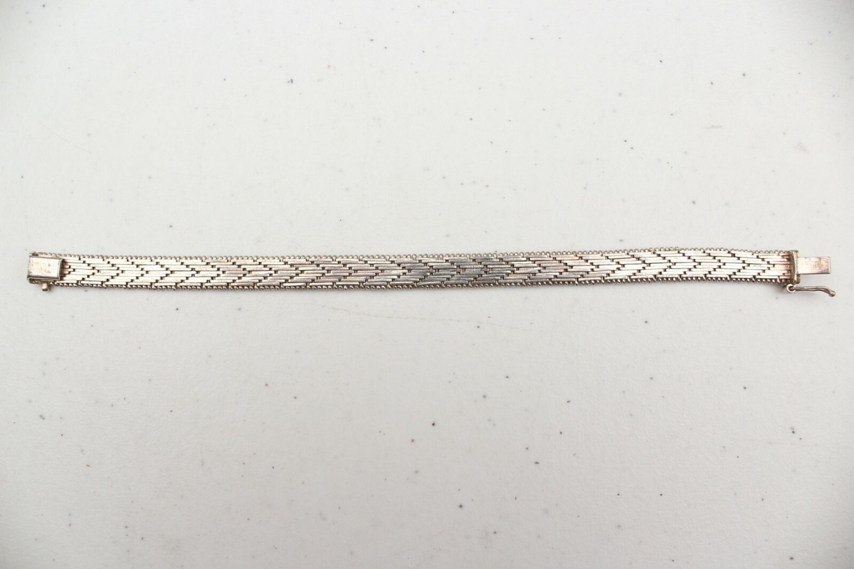 アクセサリー Vintage Italian Sterling Silver Bracelet Screenshot2025-04-18at10.03.