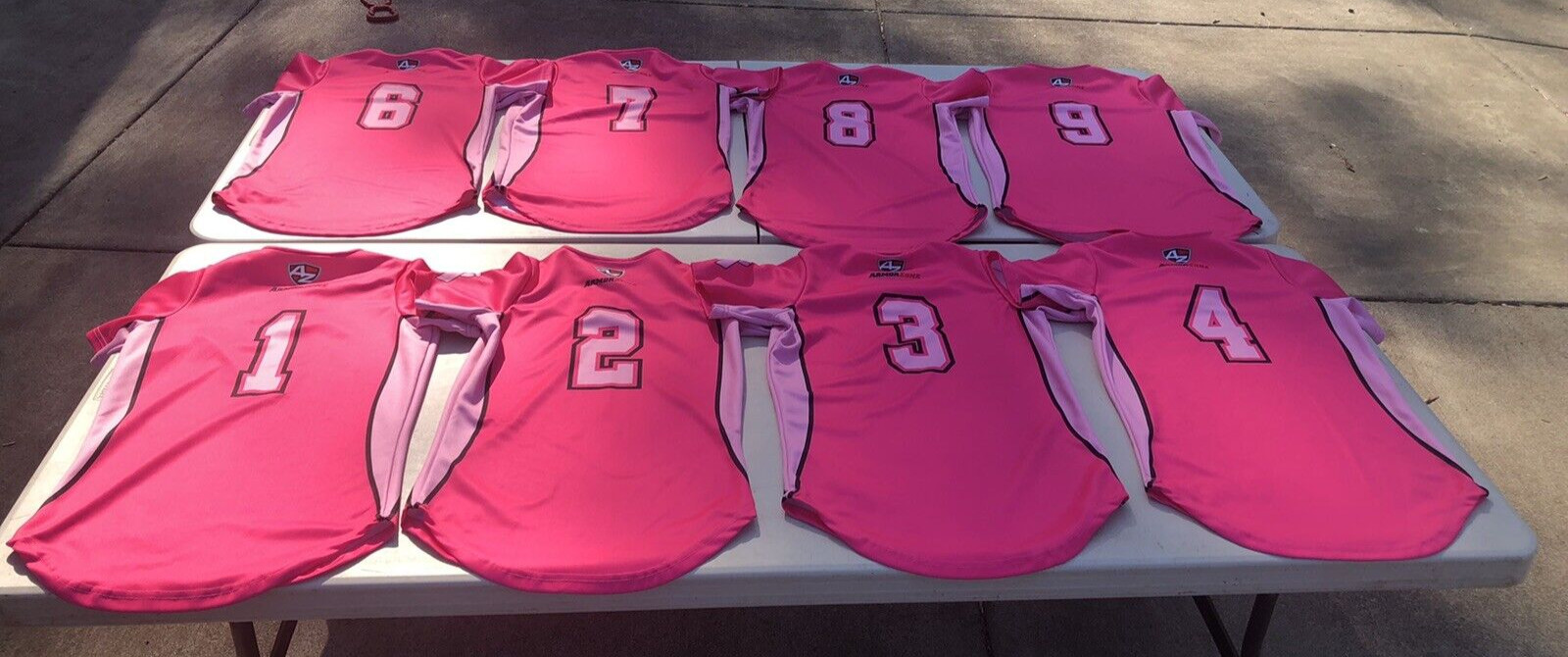 USED PRO LOOK PINK RIBBON SOFTBALL JERSEY'S Gem