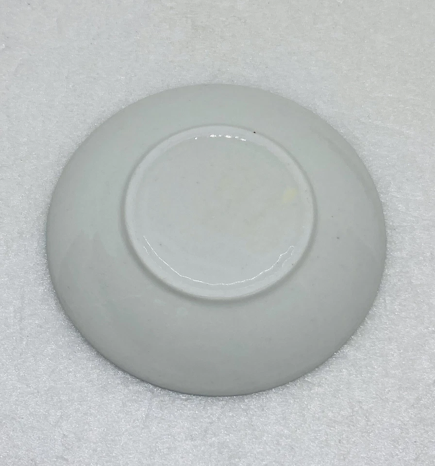 Vintage Porcelain Tea Cup Coaster 2.75” Dollhouse Plate Art Decor 3 - Image 3 of 4