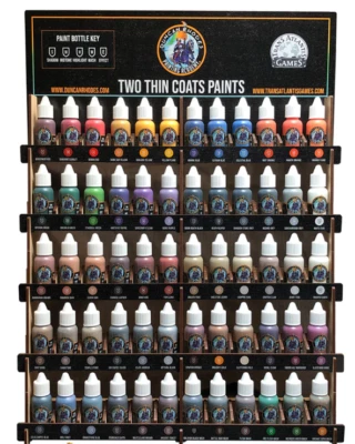 Duncan Rhodes two thin coats - Duncan Rhodes Painting Academy - 60 diff. Paints