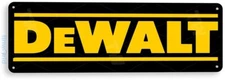 TIN SIGN DeWalt, Tools, Mechanic, Auto Shop, Toolbox, Garage, Metal Decor B074