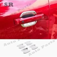 For Ford F150 F-150 2021-2023 ABS Chrome Look Door Handle Bowl Cover Trim Decor